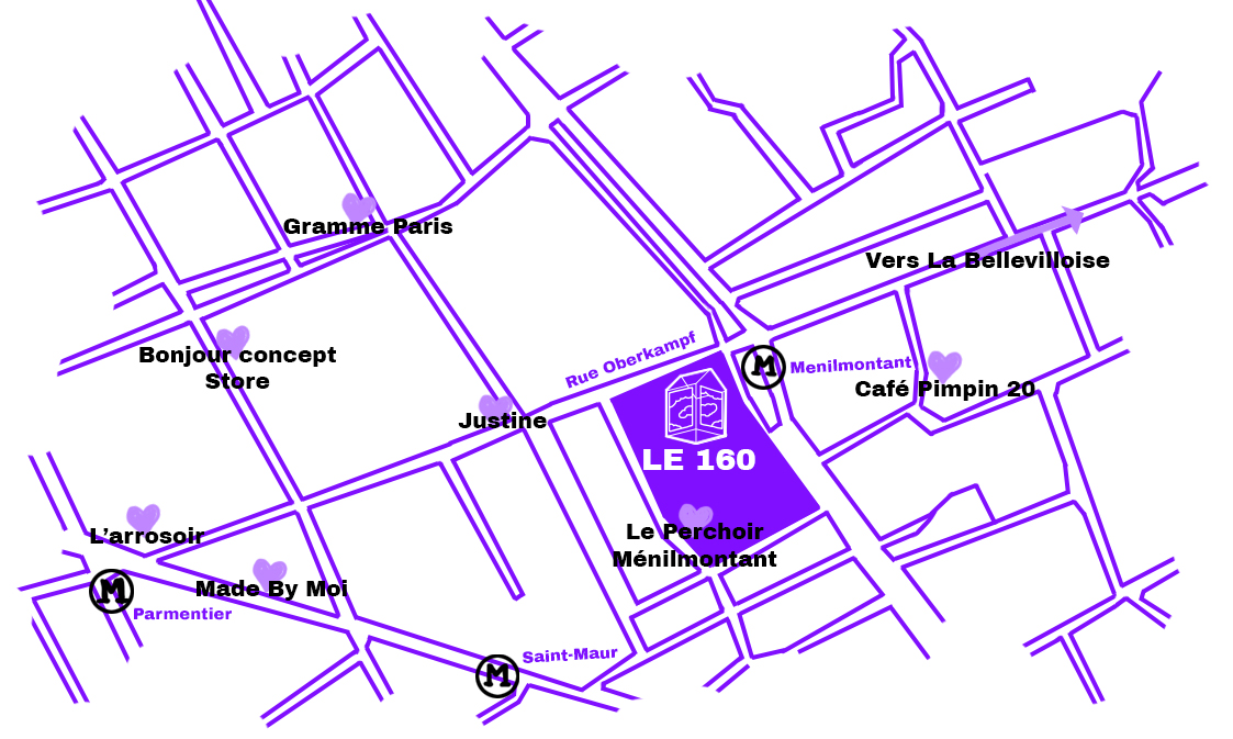 Plan d'accès — Espace 160